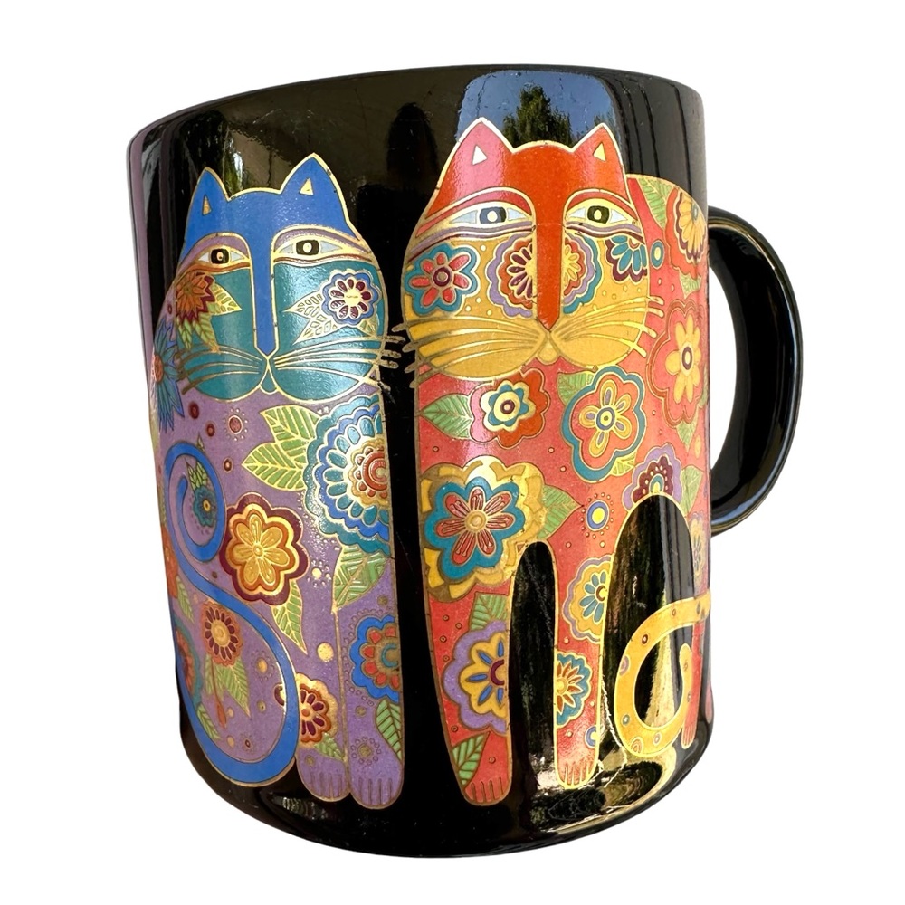 Vintage Laurel Burch Cat Mug